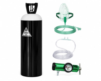 7.5 Litre Oxygen Cylinder Kit (Includes Regulator & Accessories)