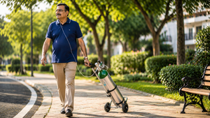 Oxygen Cylinder Trolley Cart (3L)